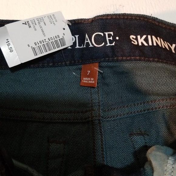 Children's Place boys Skinny Jeans Size 7 Gray - Picture 4 of 8